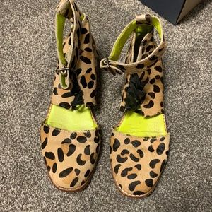 Love+Made By Solestruck Womens Leopard Print